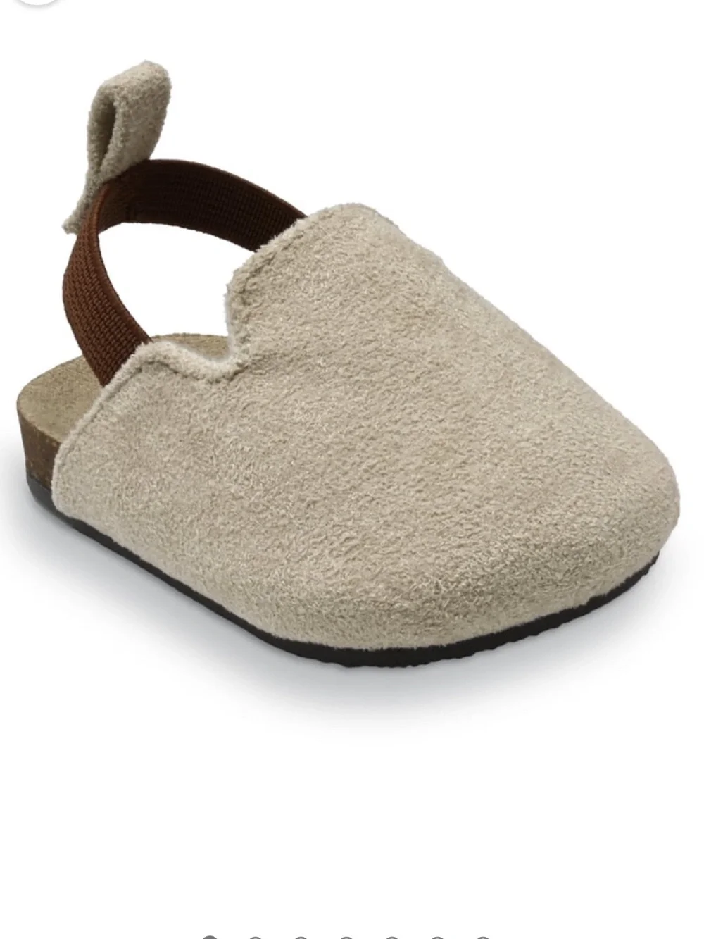 Nwt Carters Baby Slingback Clog 3-6 months Tan Boys Girls Unisex